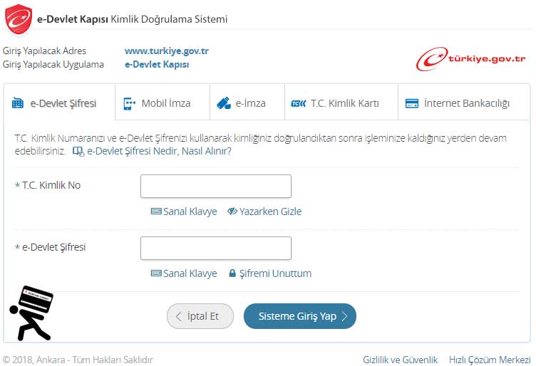 Edevlet giriÅŸ turkiye.gov.tr