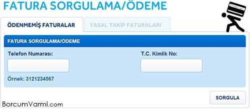 Türk Telekom Borç Sorgulama