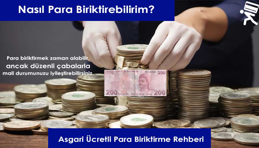 Asgari Ücretli Çalışıyorum, Nasıl Para Biriktirebilirim?